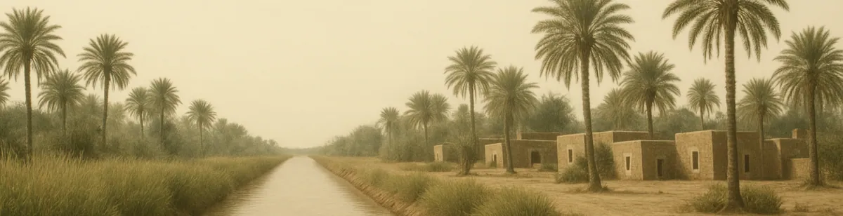 River Chebar — artist's historical reconstruction, not a photograph