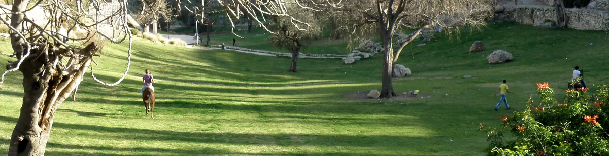 Valley of Hinnom — landscape / site view