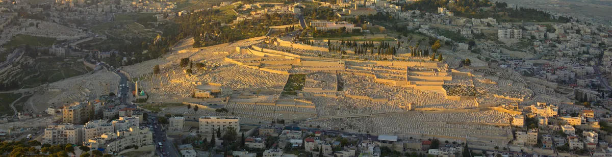 Mount of Olives — aerial view