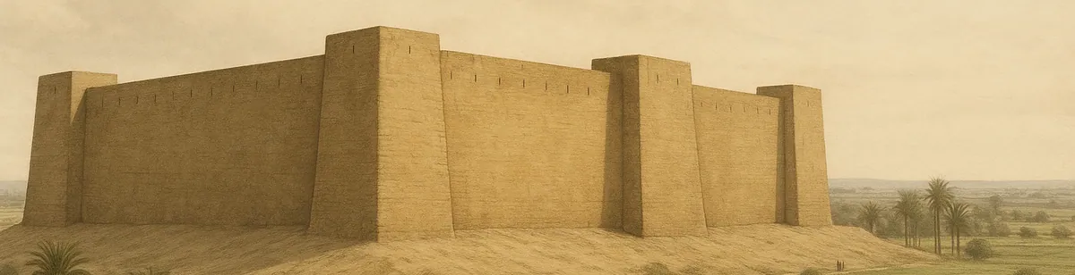 Tahpanhes — artist's historical reconstruction, not a photograph